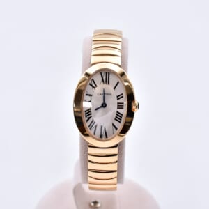 カルティエ ミニベニュワールSM 白文字盤 YG/QZ W8000005 買取実績【買取日：2026年2月23日】