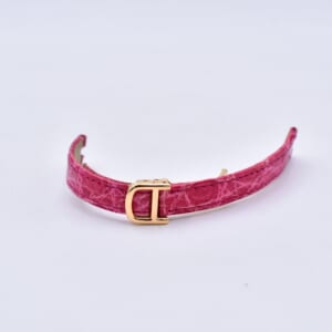 カルティエ ミニベニュワールSM ブレス ベルト ピンク 革×K18 買取実績【買取日：2026年2月22日】