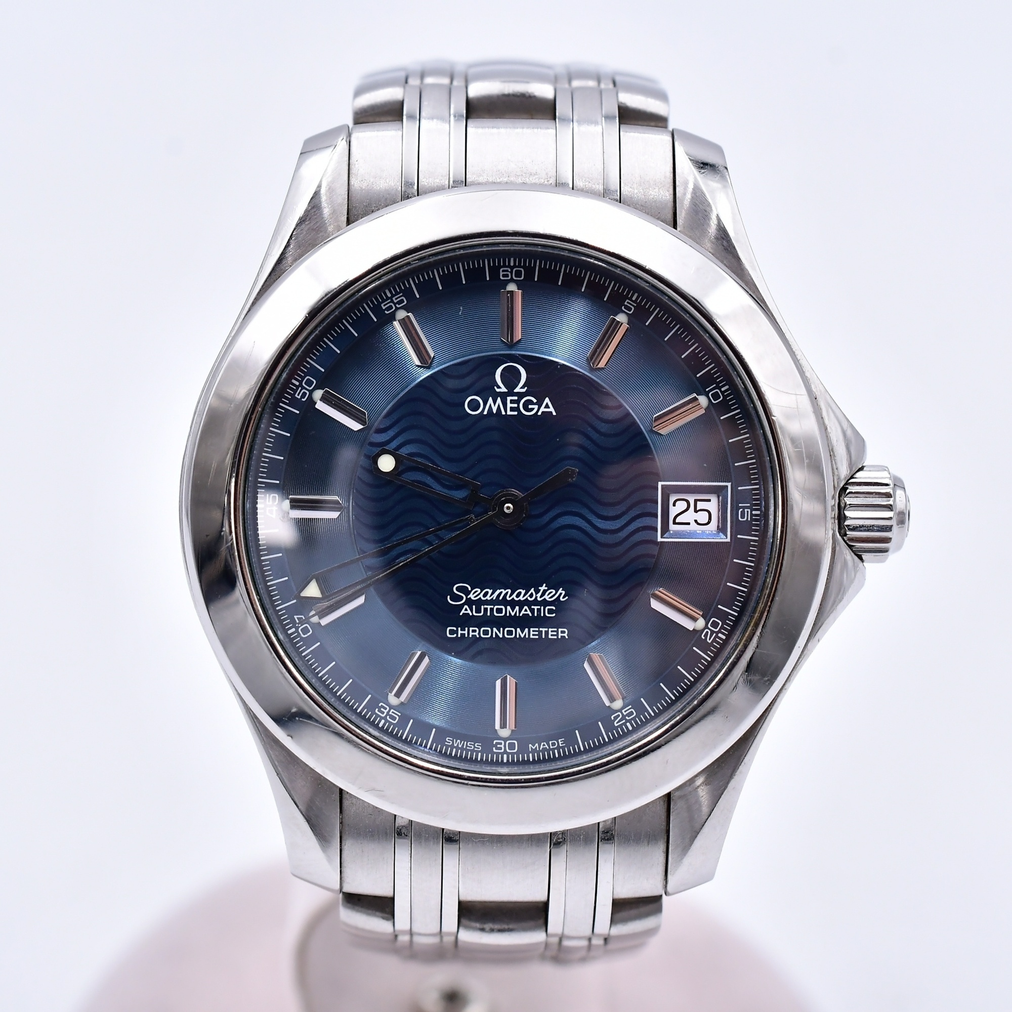 オメガ シーマスター120 青文字盤 SS/AT Bランク