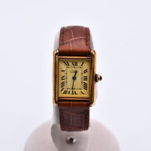カルティエ タンク ヴェルメイユ アイボリー文字盤 925×革/QZ W1017354 買取実績【買取日：2026年2月21日】