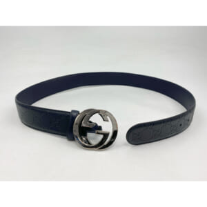 グッチ インターロッキングG グッチシマ ベルト 黒 レザー 411924 買取実績【買取日：2026年2月6日】