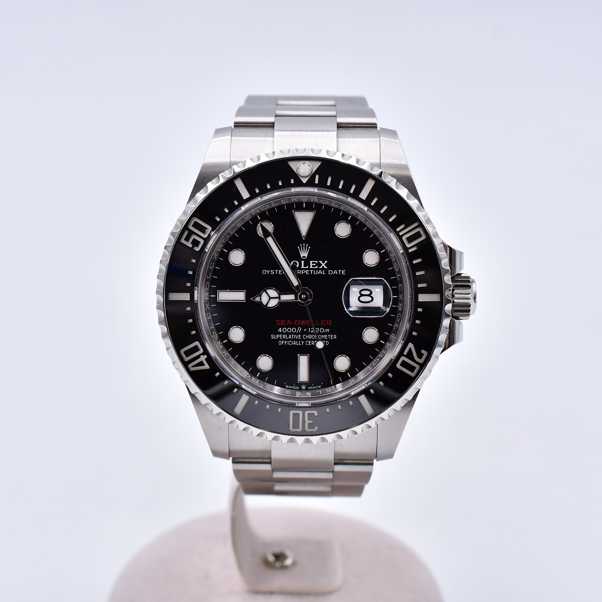ロレックス シードゥエラー 黒文字盤 SS/AT ABランク