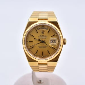 ロレックス デイデイト シャンパン文字盤 YG/QZ 19018N 買取実績【買取日：2026年2月21日】