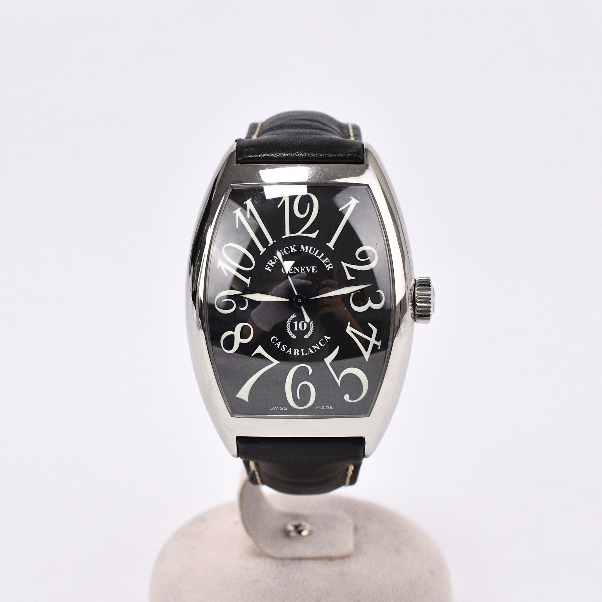 フランク ミュラー カサブランカ 黒文字盤 SS×革/AT 8880C 買取実績