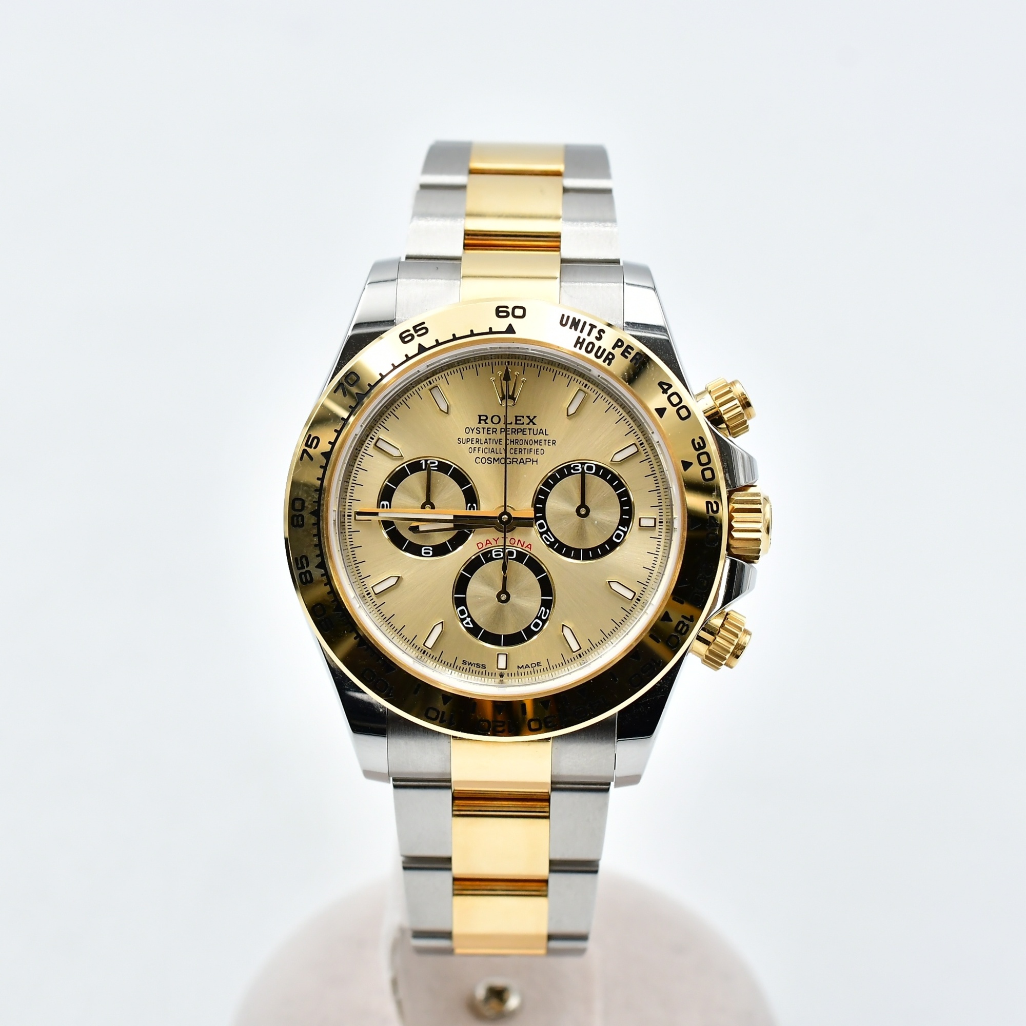 ロレックス コスモグラフ デイトナ シャンパン SS×YG/AT ABランク