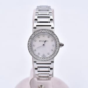 ブルガリ ブルガリブルガリ ホワイトシェル文字盤 ダイヤベゼル SS/QZ BBL26S 買取実績【買取日：2026年2月22日】