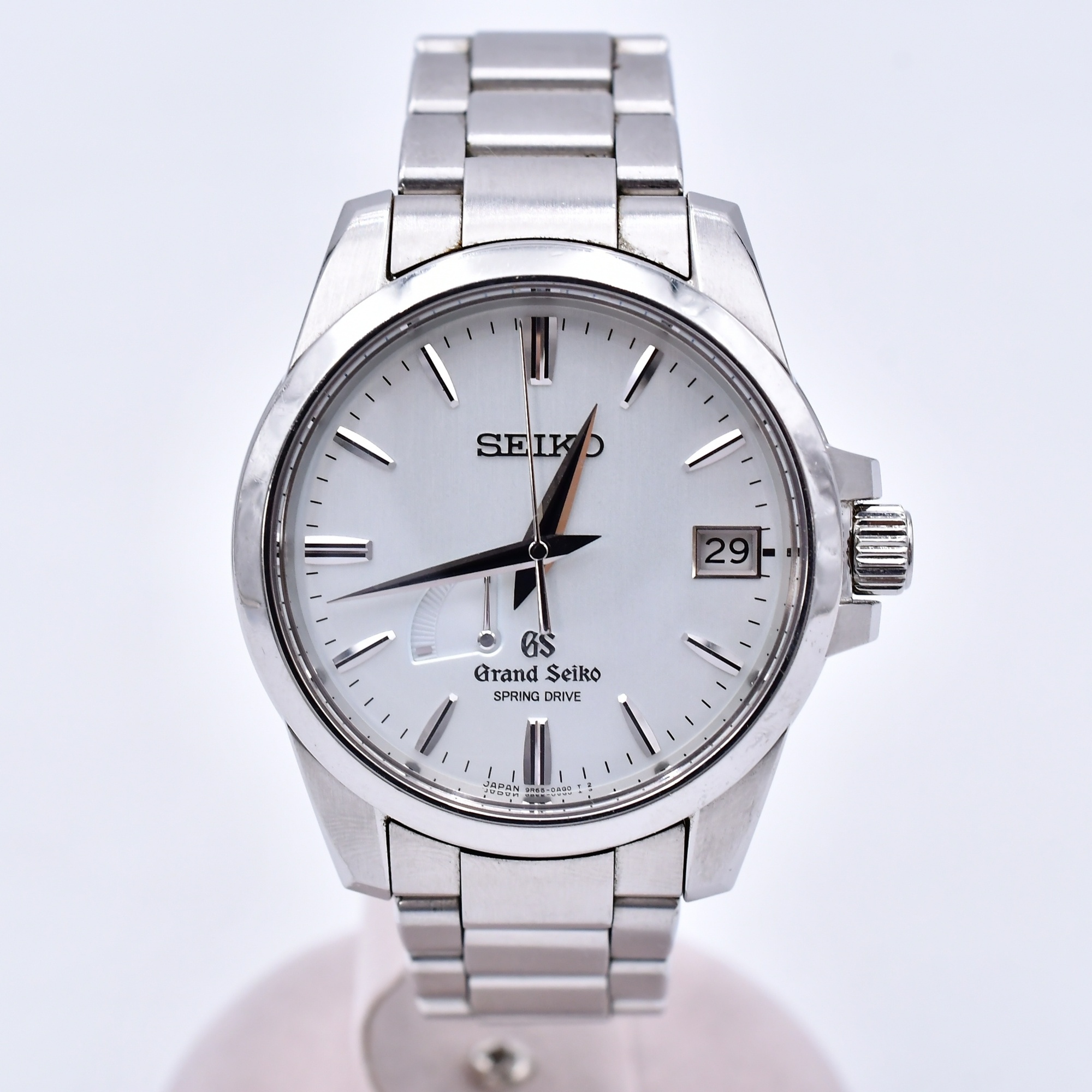 グランドセイコー スプリングドライブ シルバー文字盤 SS/AT Bランク