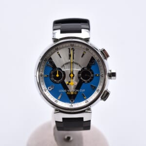 ルイ・ヴィトン タンブール クロノグラフ シルバー×青文字盤 SS×ラバー/AT Q102M 買取実績【買取日：2026年2月8日】