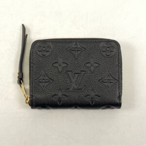 ルイ・ヴィトン モノグラム・アンプラント ジッピー･コイン パース コインケース 黒 レザー M60574 買取実績【買取日：2026年1月29日】