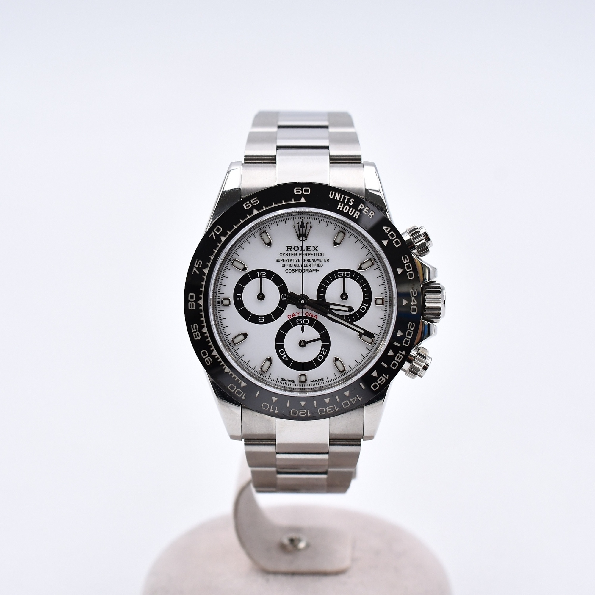 ロレックス コスモグラフ デイトナ 白文字盤 SS/AT ABランク