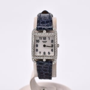 エルメス ケープコッド シェル文字盤 ダイヤベゼル WG×革/QZ CC1.192 買取実績【買取日：2026年2月5日】