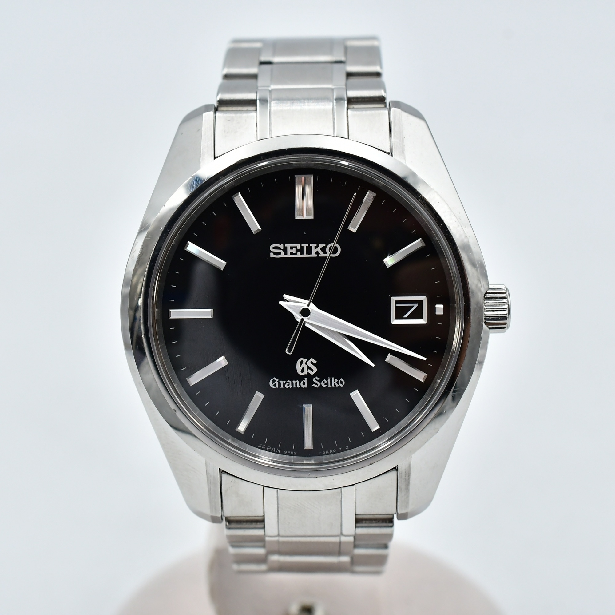グランドセイコー ヘリテージコレクション 9Fクォーツ マスターショップ限定 黒文字盤 SS/QZ Bランク