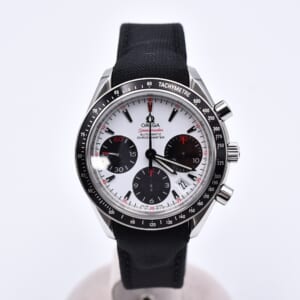 オメガ スピードマスター 白×黒文字盤 SS×サテン/AT 323.32.40.40.04.001 買取実績【買取日：2026年2月23日】