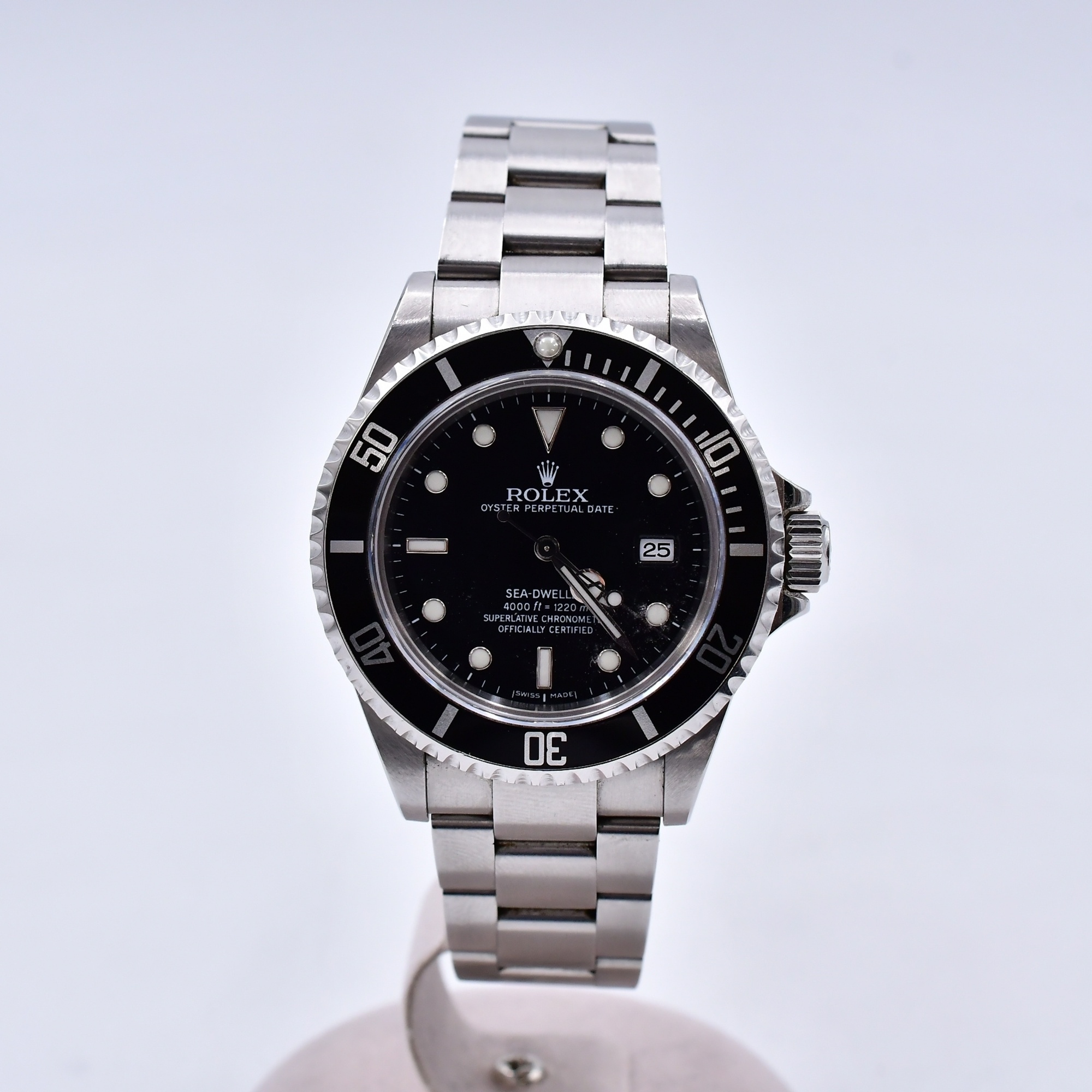 ロレックス シードゥエラー 黒文字盤 SS/AT Bランク
