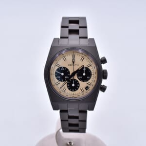 ゼニス クロノマスターリバイバルシャドウ ベージュ文字盤 Ti/AT 97.L384.400/04.M384 買取実績【買取日：2026年2月5日】