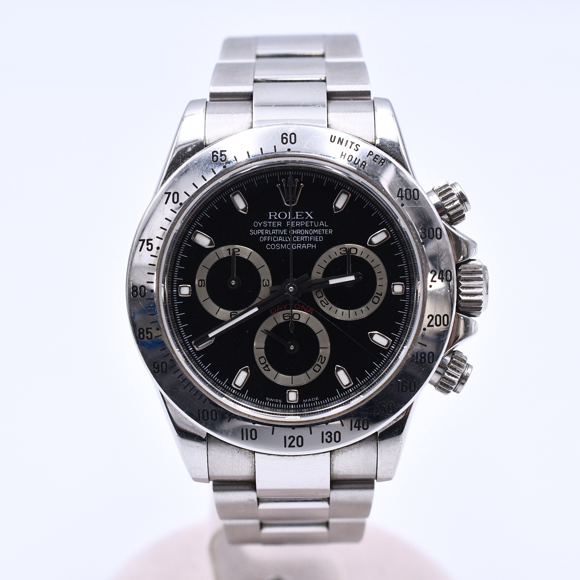 ロレックス デイトナ 黒文字盤 SS/AT Bランク