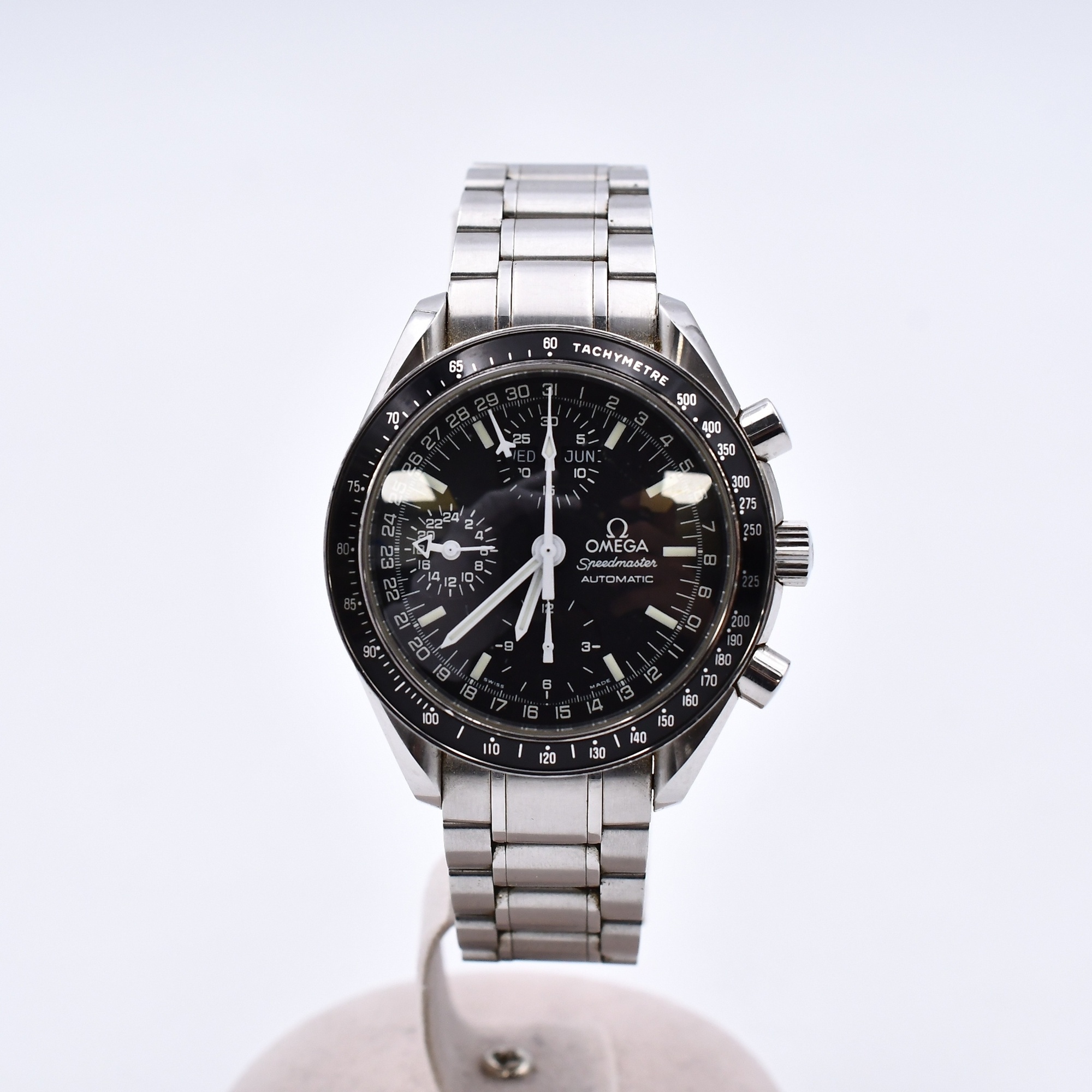 オメガ スピードマスター マーク40コスモス 黒文字盤 SS/AT Bランク