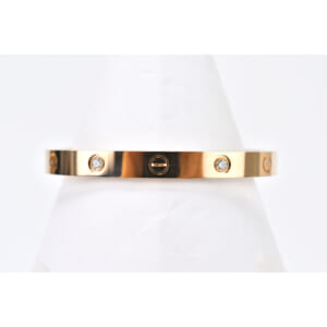 カルティエ ラブブレス ハーフダイヤ Au750PG #17 買取実績【買取日：2026年2月23日】