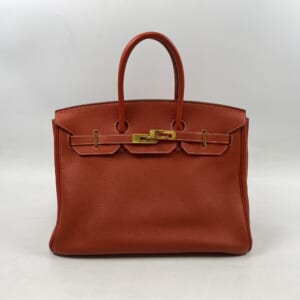 エルメス バーキン35 トゴ ヴァーミリオン □O刻印 GD金具 買取実績【買取日：2026年1月30日】