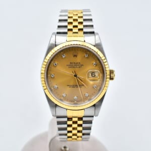 ロレックス デイトジャスト シャンパン文字盤 旧PD SS×YG/AT 16233G 買取実績【買取日：2026年2月7日】