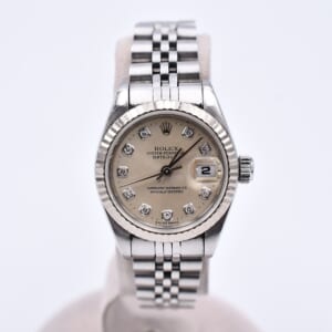 ロレックス デイトジャスト シルバー文字盤 新PD SS×WG/AT 69174G 買取実績【買取日：2026年2月4日】