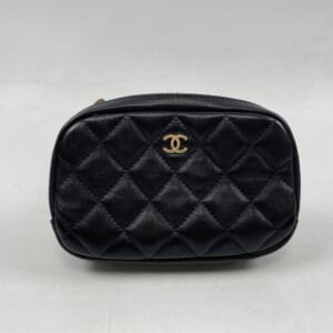 シャネル マトラッセ ココマーク ポーチ 黒 ラムスキン 買取実績【買取日：2026年2月2日】