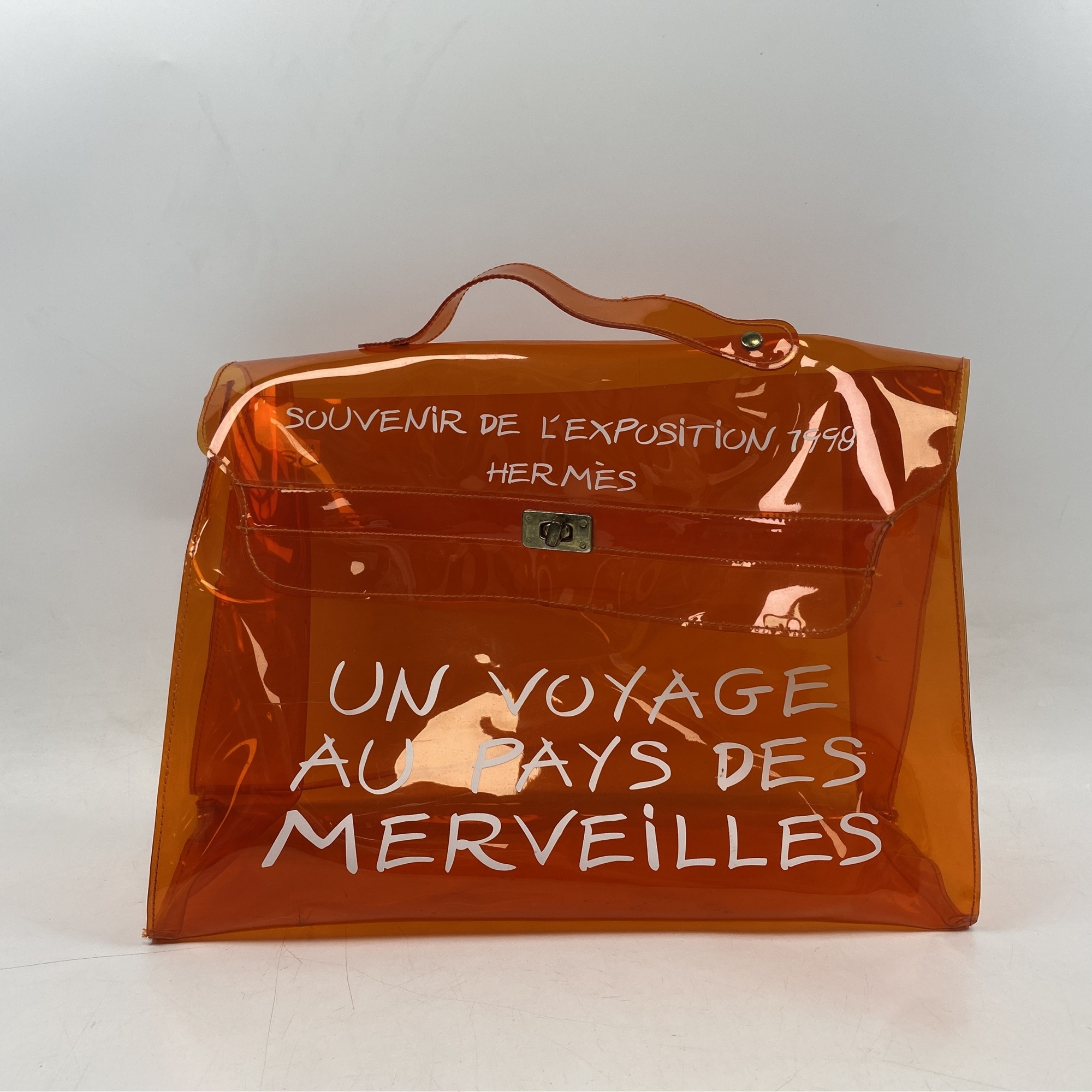 エルメス ビニールケリー ハンドバッグ クリア オレンジ 買取実績