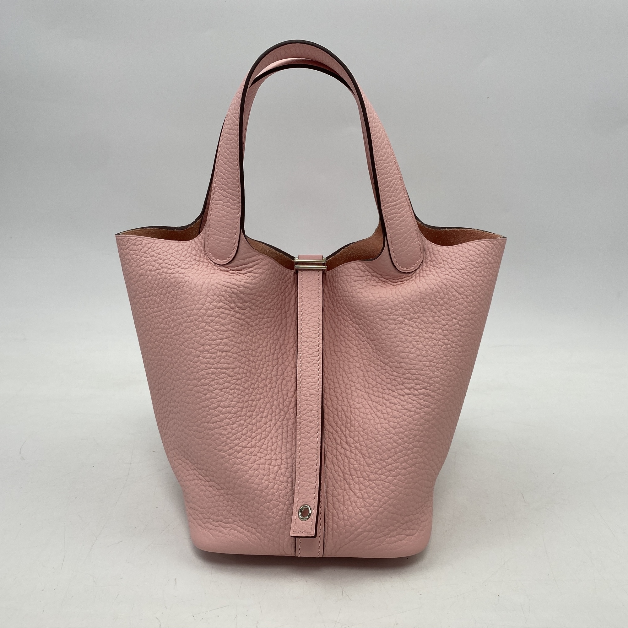 エルメス ピコタンロックPM ピンク系 SV金具 B刻印 Aランク