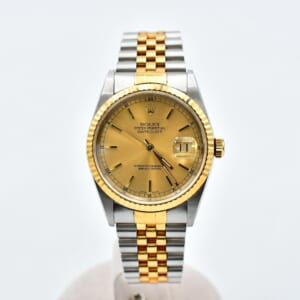 ロレックス デイトジャスト シャンパン文字盤 SS×YG/AT 16233 買取実績【買取日：2026年2月22日】