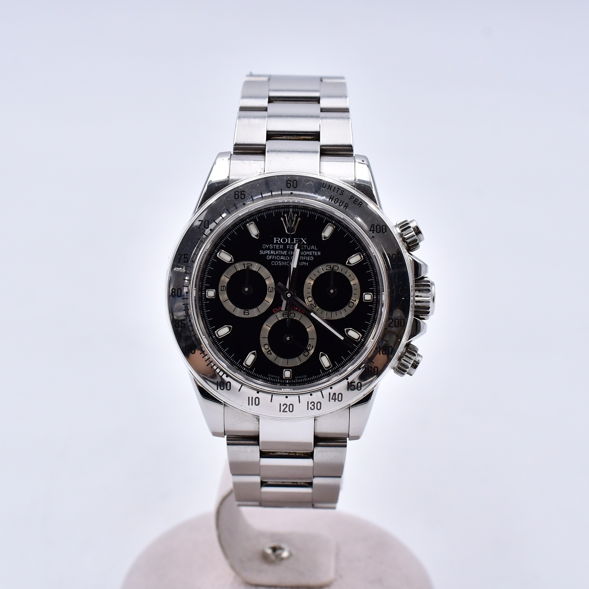 ロレックス デイトナ 黒文字盤 SS/AT Bランク