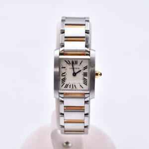 カルティエ タンクフランセーズSM 白文字盤 SS×YG/QZ CRW51007Q4 買取実績【買取日：2026年2月21日】