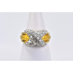 ティファニー ジャン・シュランバージェ ダイヤリング 750×Pt950 買取実績【買取日：2026年2月1日】