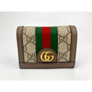 グッチ GGキャンバス オフィディア 2つ折り財布 ベージュ×ブラウン 523155 買取実績【買取日：2026年2月2日】