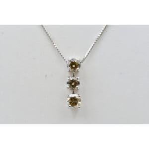 K18WG 三連ダイヤネックレス 0.5 買取実績【買取日：2026年2月1日】