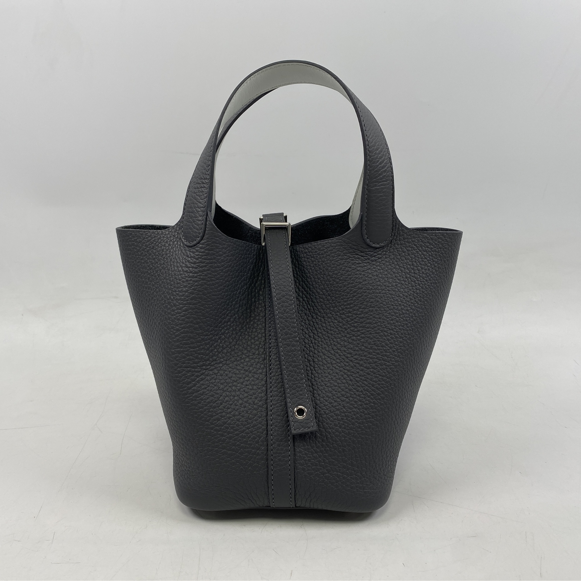 エルメス ピコタンロックエクラPM アルドワーズ×グリプラチナ トリヨン×スイフト SV金具 K刻 Nランク