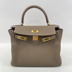 エルメス ケリー28 エトゥープ トゴ GD金具 D刻印 買取実績【買取日：2026年1月30日】