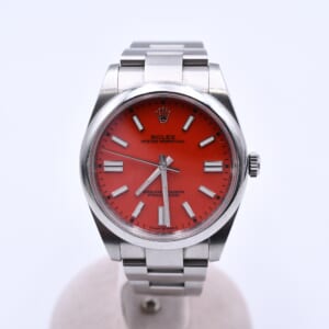 ロレックス オイスターパーペチュアル コーラルレッド文字盤 SS/AT 124300 買取実績【買取日：2026年2月23日】