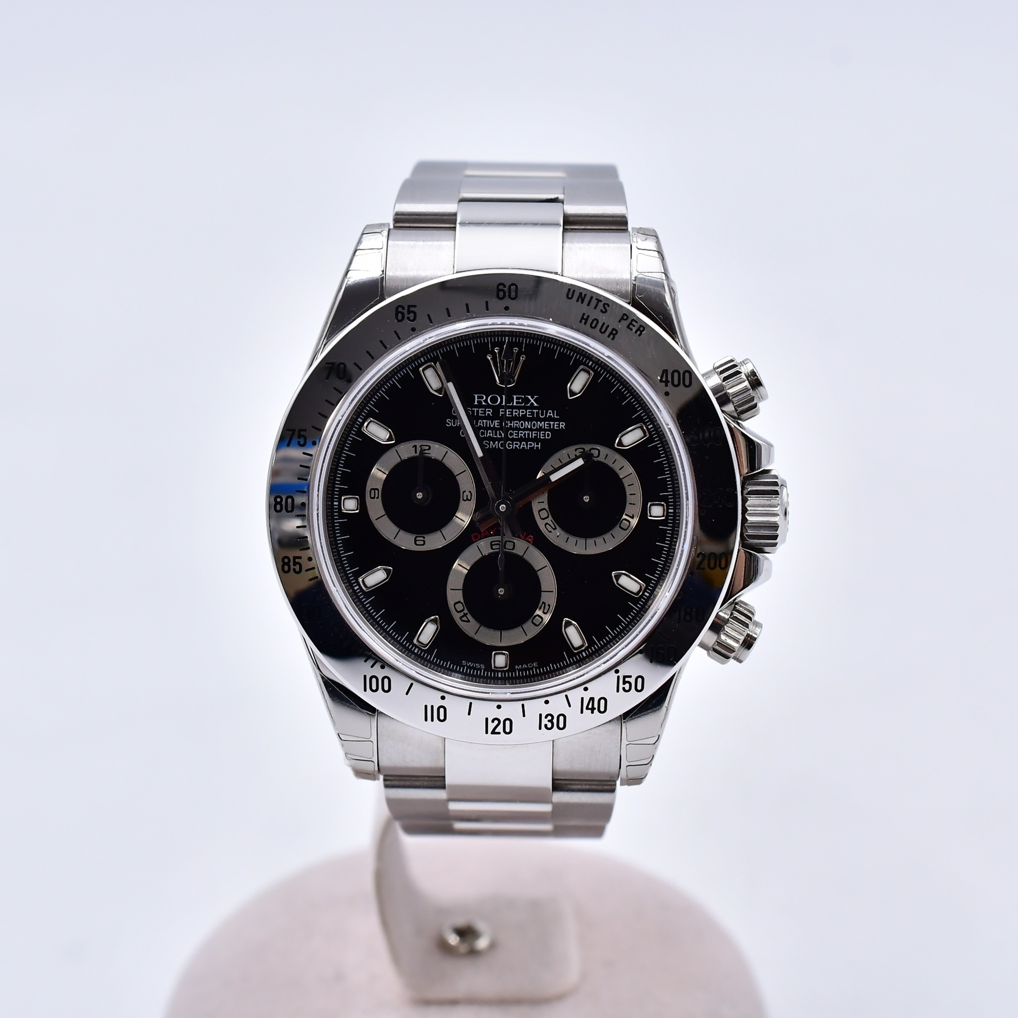 ロレックス デイトナ 黒文字盤 SS/AT Sランク