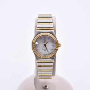 オメガ コンステレーション ミニ 12P ダイヤベゼル フルバー シェル文字盤 SS×GP/QZ 1267.75 買取実績【買取日：2026年2月24日】