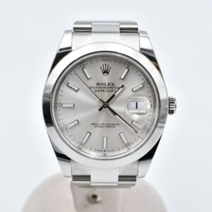 ロレックス デイトジャスト シルバー文字盤 SS/AT オイスターブレス 126300 買取実績【買取日：2026年1月31日】