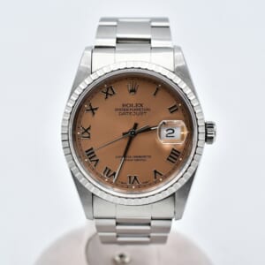 ロレックス デイトジャスト ピンクローマ文字盤 SS/AT 1994 16220 買取実績【買取日：2026年2月8日】