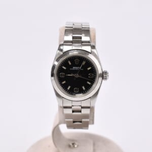 ロレックス オイスターパーペチュアル 黒文字盤 SS/AT 76080 買取実績【買取日：2026年2月20日】