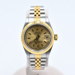 ロレックス デイトジャスト シャンパン文字盤 SS×YG/AT 69173 買取実績【買取日：2026年1月30日】