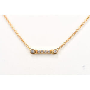 ティファニー フルール ド リス キー バー ダイヤ ネックレス 750 買取実績【買取日：2026年2月7日】