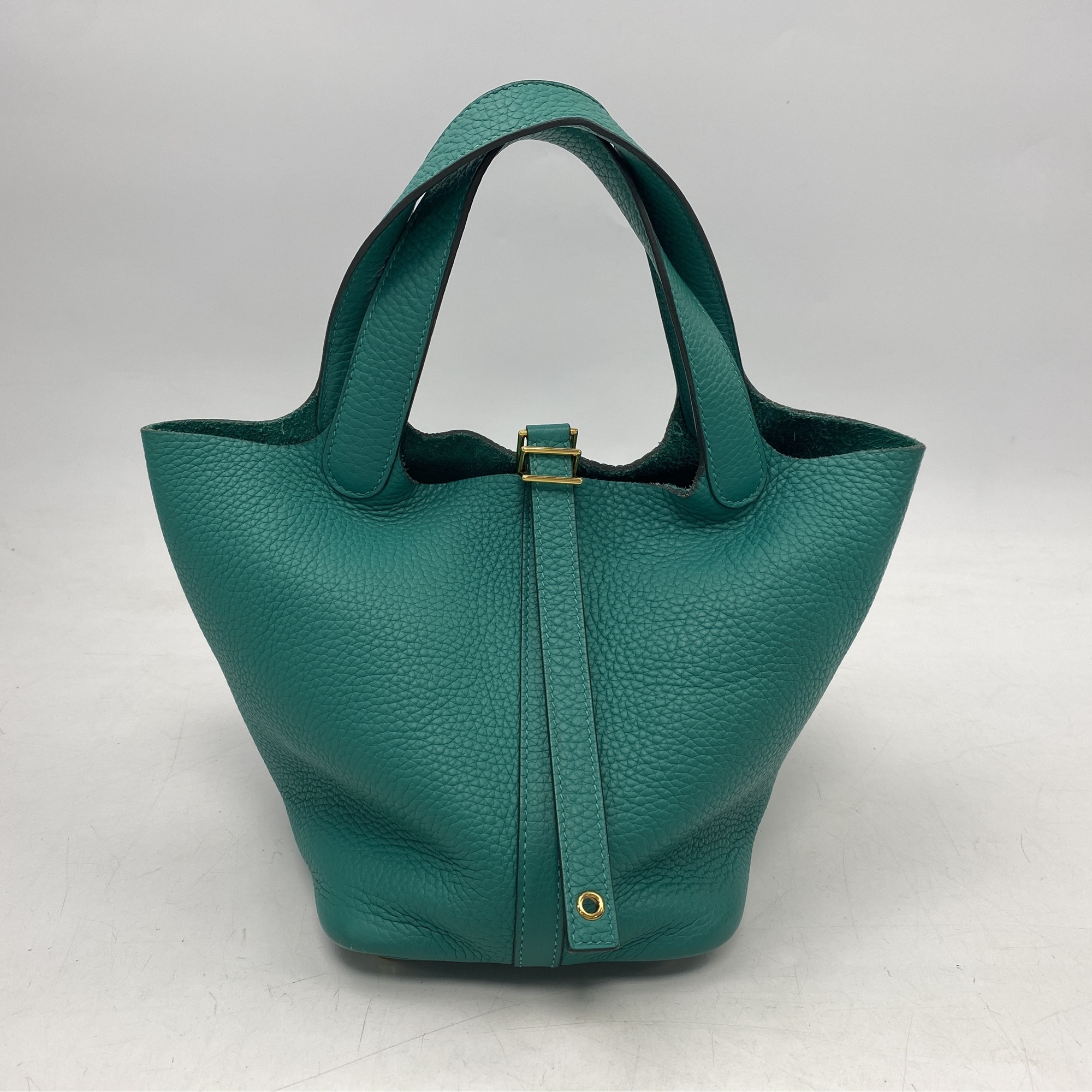 エルメス ピコタンロックPM ヴェールヴェロン トリヨン GD金具 Y刻印 Bランク