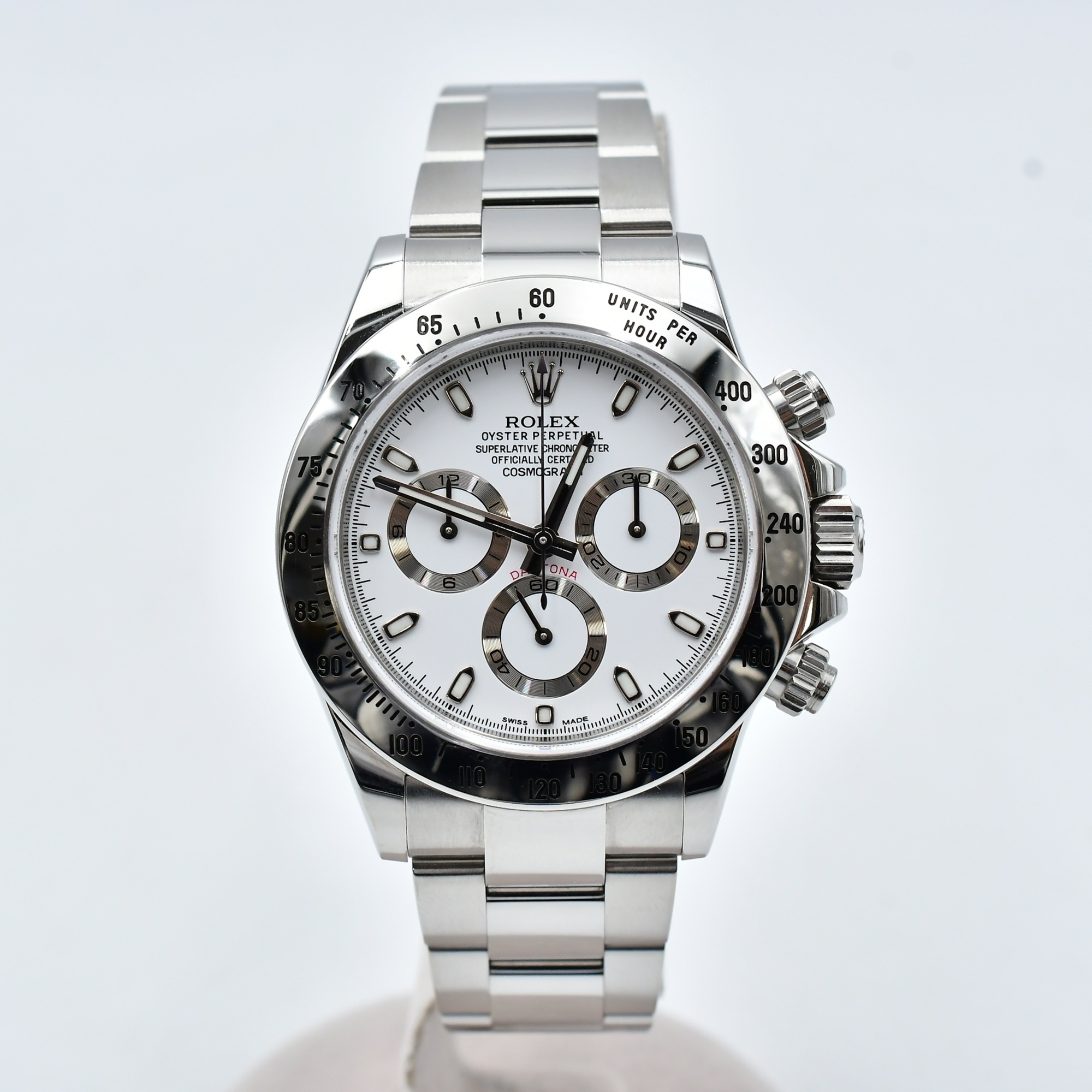 ロレックス デイトナ 白文字盤 SS/AT Aランク