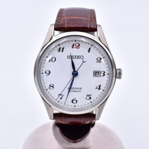 セイコー プレザージュ 白文字盤 SS×レザー/AT 6L35-00B0 買取実績【買取日：2026年3月16日】