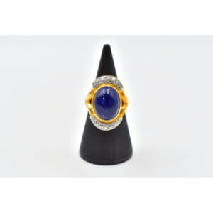 色石ダイヤリング K18 Pt900 買取実績【買取日：2026年1月30日】