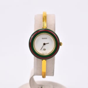 グッチ チェンジベゼル ホワイト文字盤 GP/QZ 1100‐L 買取実績【買取日：2026年2月20日】