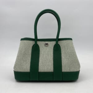 エルメス ネオ ガーデン 23 ヴェールモワイヤン グリーン トワルアッシュヴァイキング×ネゴンダ K刻印 SV金具 買取実績【買取日：2026年1月30日】